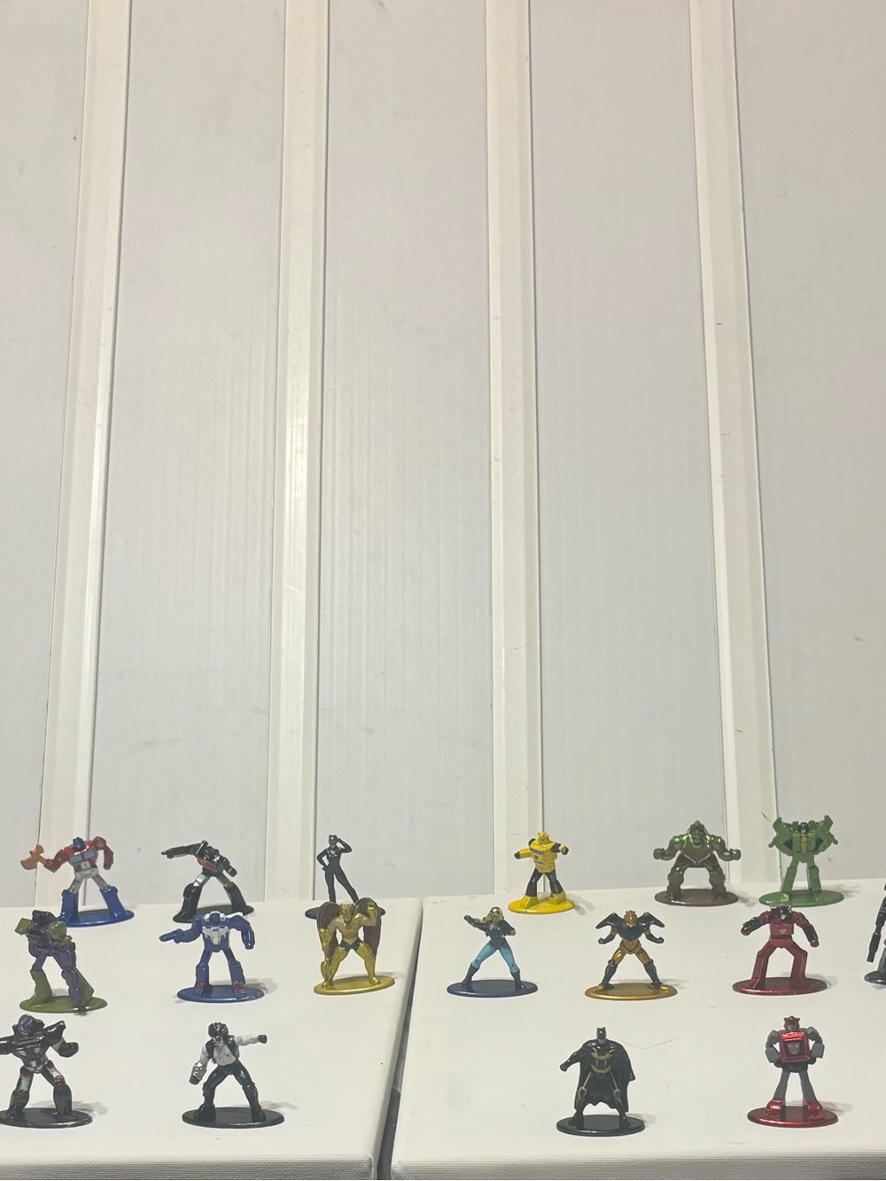 28 PACK OF NANO METALFIGS (TRANSFORMERS + DC CHARACTERS)